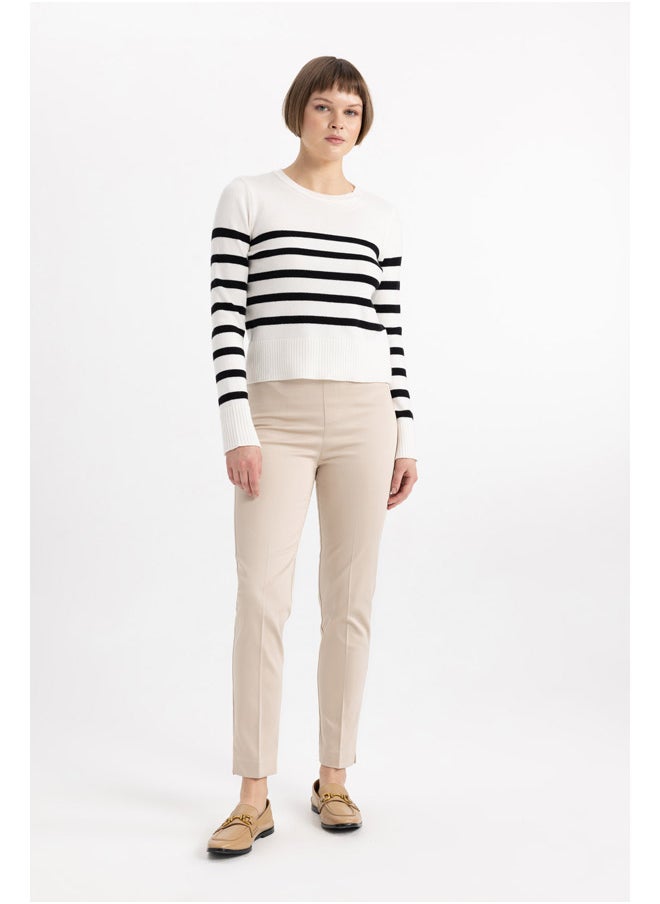 DeFacto - Woman Smart Casual Valentina-Cigarette Woven Trousers - Image 1