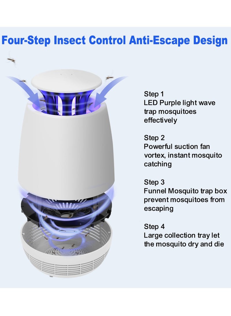 Stargold Insects Killer UV Light Mosquito Killer 5W For Restaurant, Office, Kitchen, Bedroom-White - Image 4