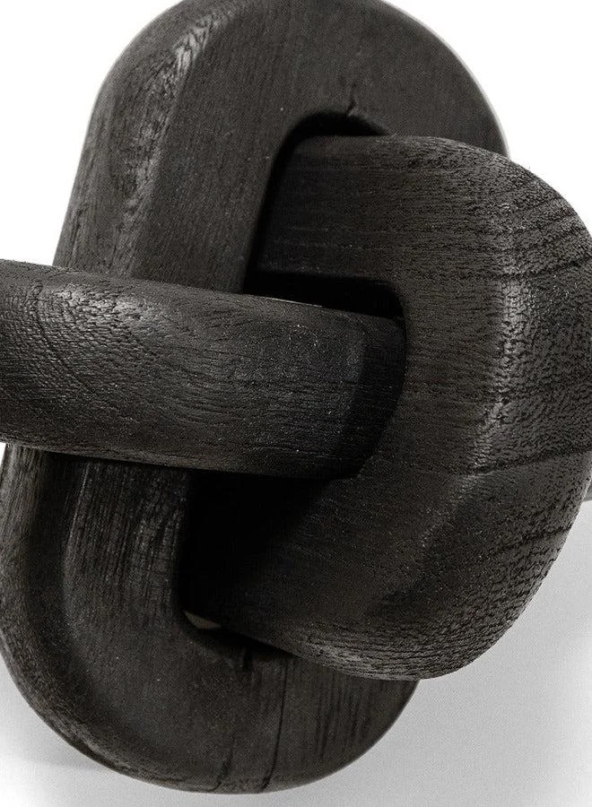KNOT HOME Raneen Arneson Interlocked Oval Buckles Knot Home Designer Accessory for Bedroom Living Dining Room Office Area Décor