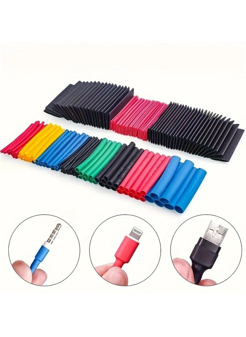 Generic - Heat Gun with 164pcs Heat Shrink Tubes | 2:1 Polyolefin Tube Sleeve Wrap Wire Set – Multipurpose Crafting & Repair Tool - Image 1