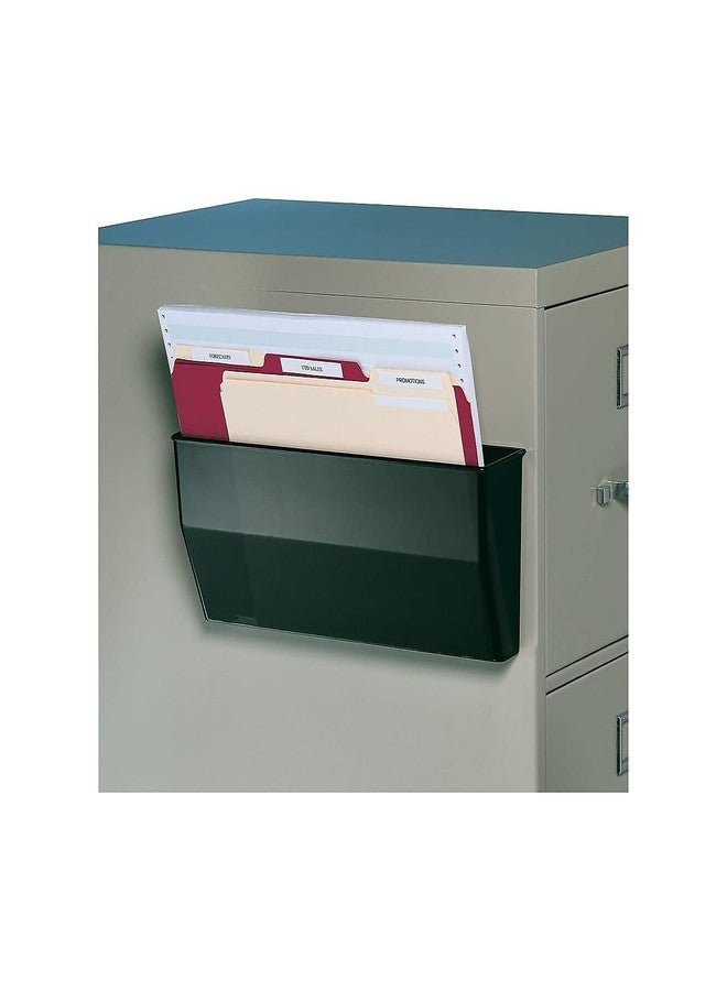 Deflecto deflect-o 50102 - Oversized Magnetic Wall File Pocket, Legal/Letter, Smoke - Image 2