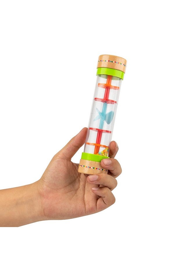 Musfunny Rainmaker Baby Rain Stick Toys for Kids: 8 inch Rainstick Sensory Rattle Toys for Babies,Shaker Rainfall Tubes Musical Instrument -Colorful - Image 4