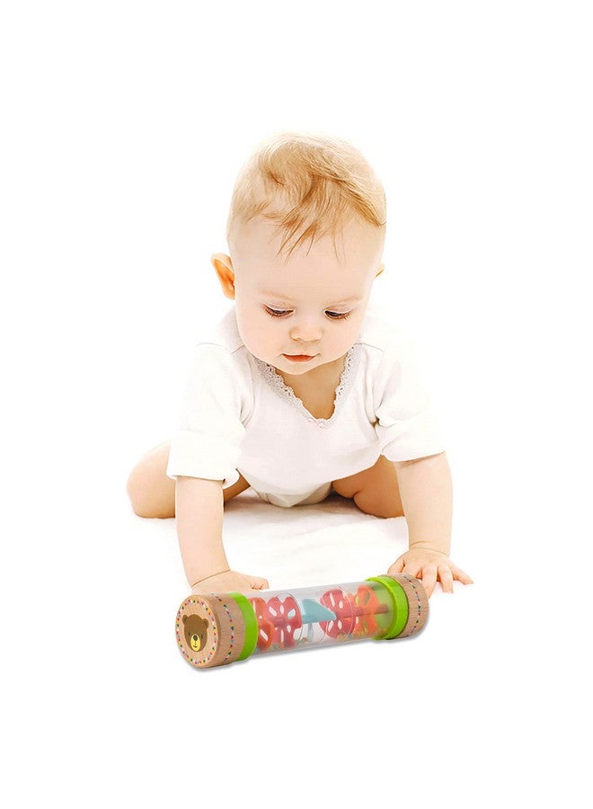 Musfunny Rainmaker Baby Rain Stick Toys for Kids: 8 inch Rainstick Sensory Rattle Toys for Babies,Shaker Rainfall Tubes Musical Instrument -Colorful - Image 5