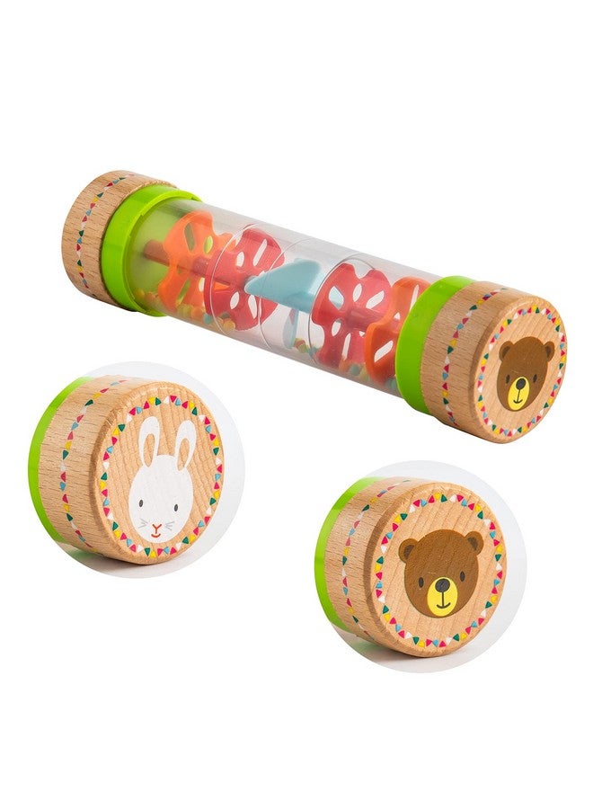 Musfunny Rainmaker Baby Rain Stick Toys for Kids: 8 inch Rainstick Sensory Rattle Toys for Babies,Shaker Rainfall Tubes Musical Instrument -Colorful - Image 3