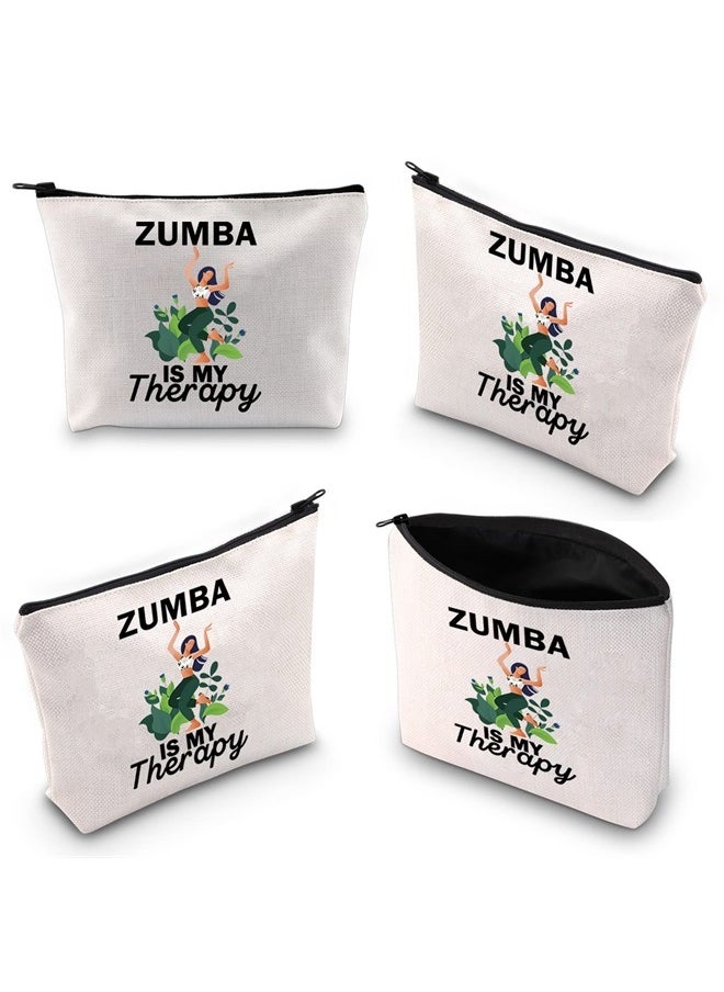 XYANFA Zumba Is My Therapy Zumba Lover Makeup Bag Zumba Instructor Gift Zumba Dance Fitness Coach Teacher Zipper Pouch (ZUMBA IS MY Therapy)  - Image 3