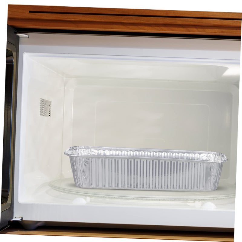 125 Pcs Aluminum Foil Meal Prep Trays Baking Pans Disposable Table Containers - Image 5