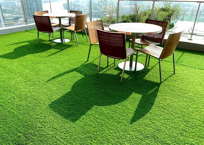 CARPET PLANET Artificial Grass Turf -Indoor Outdoor Garden Lawn Landscape Synthetic Grass Mat - Thick Fake Grass Rug -CP-M8 - Image 1