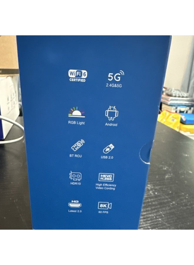 صندوق تلفزيون ومكبر صوت بلوتوث Z1 Mix 2 في 1 بدقة 8K مع Google TV و Wi-Fi 6 - Image 2