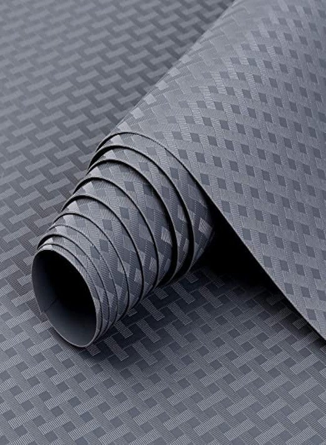 KayJen (45cmX5m) Grey Food Grade EVA Anti Slip MatSheet for Fridge, Kitchen, Drawer, Shelf Liner, Table (Check Pattern, Grey) - Image 1