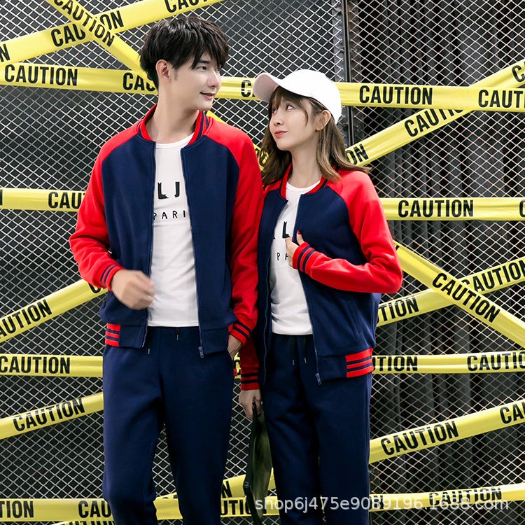 Cotton Sweatshirt with Logo Print, Class Uniforms, Kindergarten Workwear Jacket, Baseball Jacket, Workwear, Sportswear, Casual Wear - Image 3