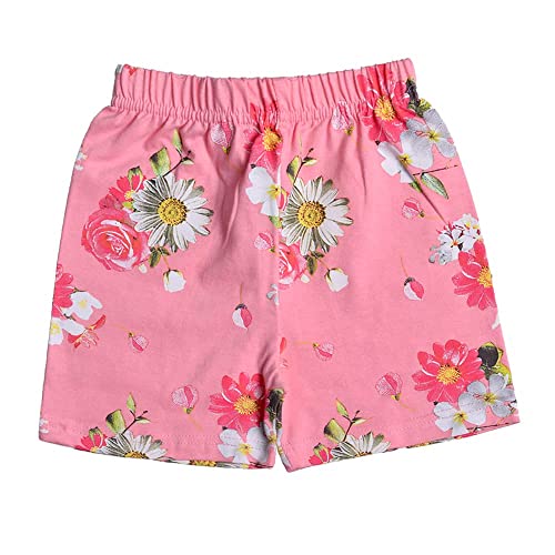 T2F Girls Cotton Printed Shorts(Pack of 5) - Image 2