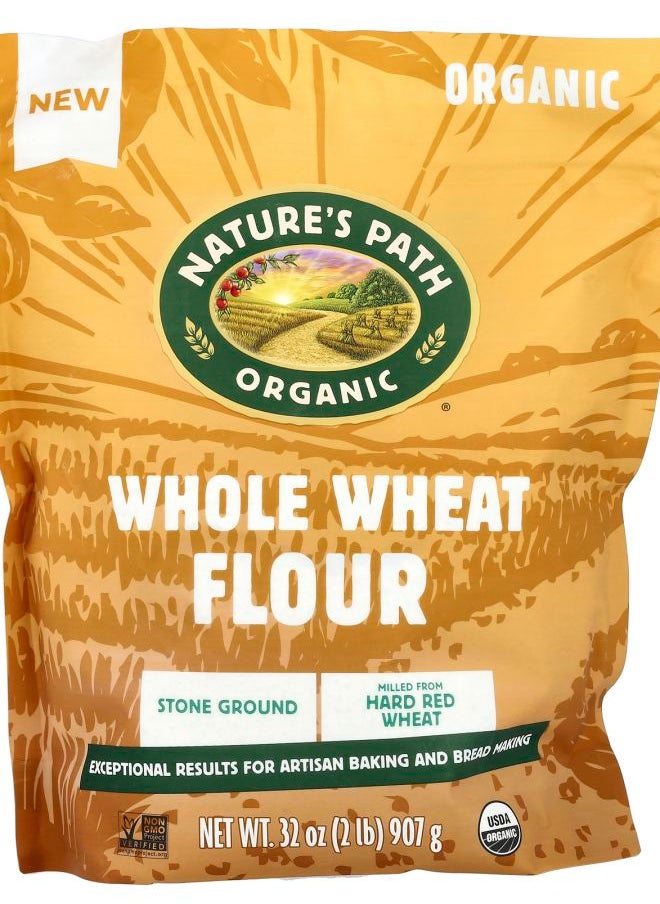 Nature's path - Organic Whole Wheat Flour Stone Ground 2 lbs (907 g) - Image 1