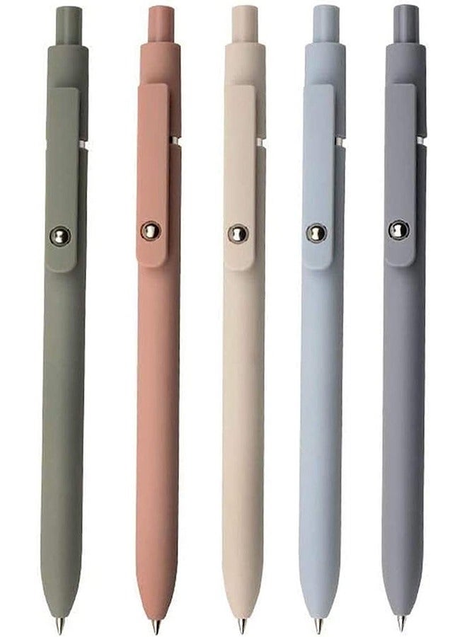 Generic 5pcs Quick Dry Ink Pens Retractable Ink Pens 0.5mm  - Image 1