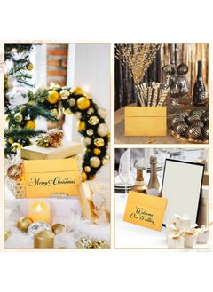 Yahenda 300 Pack A7 Envelopes Bulk Self Adhesive Kraft Paper Invitation Envelopes For Christmas Valentine Wedding Bridal Shower Birthday Party Greeting Cards, 5 X 7 Inch(Gold)  - Image 2