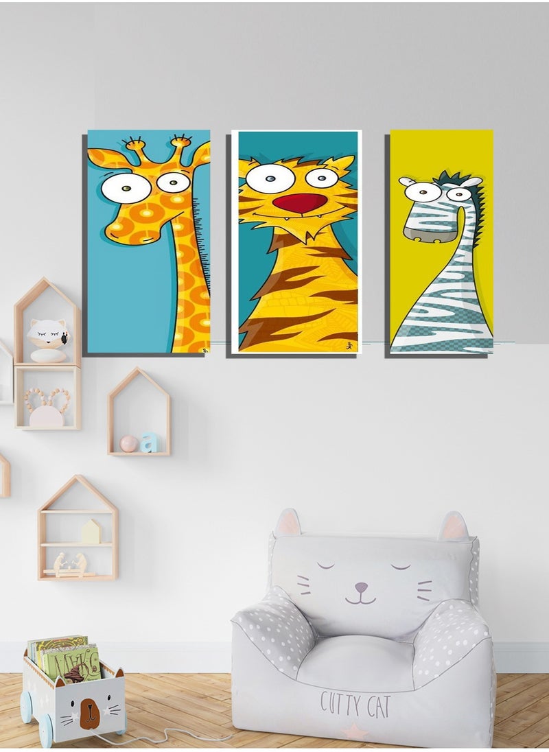Decorior - Billboard, 3 pieces, 90 cm x 42.5 cm, 30 mm thick, with high-quality digital printing - UV layer to protect against scratches and color protection - Image 1