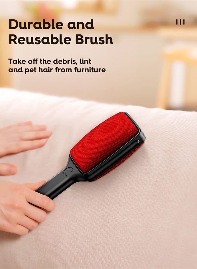 VASSON Lint Brush, Double-Sided Lint Remover Brush, Lint Brushes for Clothes, Reusable Velvet lint Brush, Coat Lint Brush (2 Pack) - Image 4