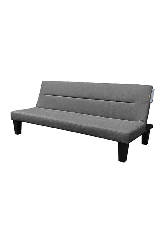 In-House Asil | 3-Seater Sofabed 2 In 1 Upholstered In Linen 28x182x108 cm- Dark Grey - Image 2