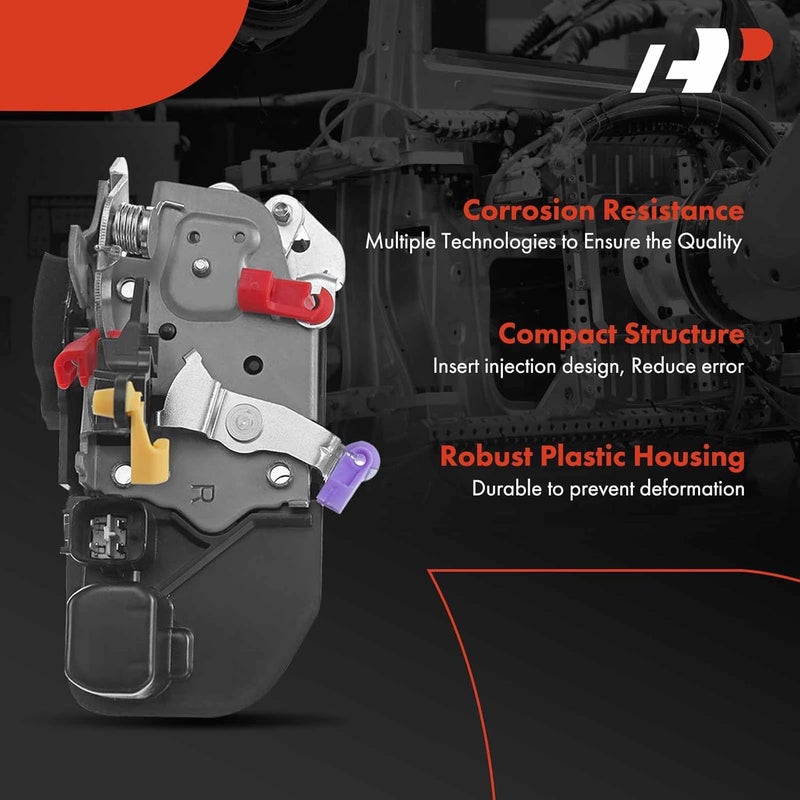 A-Premium Door Lock Actuator for Dodge Ram 1500, 2500, 3500, 4500, 5500 - Front Right Passenger Side - Image 5