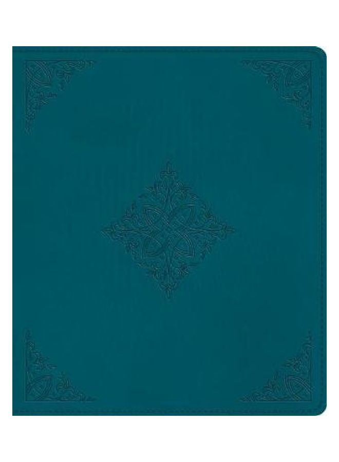 ESV Journaling Bible (Trutone, Deep Teal, Fleur-De-Lis Design) - Image 2