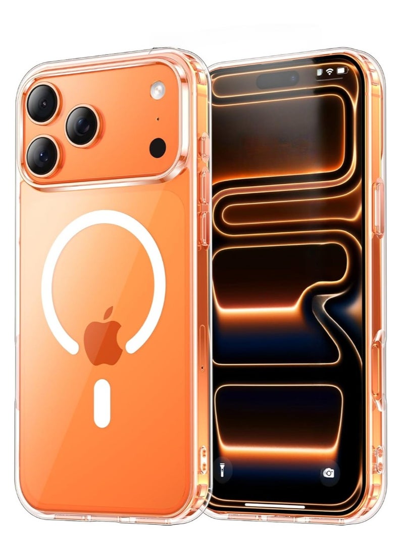 DUSALA iPhone 17 Pro Max Clear Case Compatible with Magsafe Anti-Yellowing Cover iPhone 17 Pro Max Shockproof Slim Magnetic Phone Case For iPhone 17 Pro Max 6.9 inch - Image 1