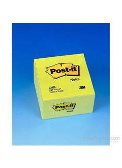 Post It ® Cube Note, Yellow, 450 sheets, 76x76mm 