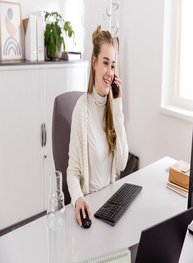 CHERRY Stream Desktop Recharge Keyboard and Mouse Wireless Combo (Black) - Image 2