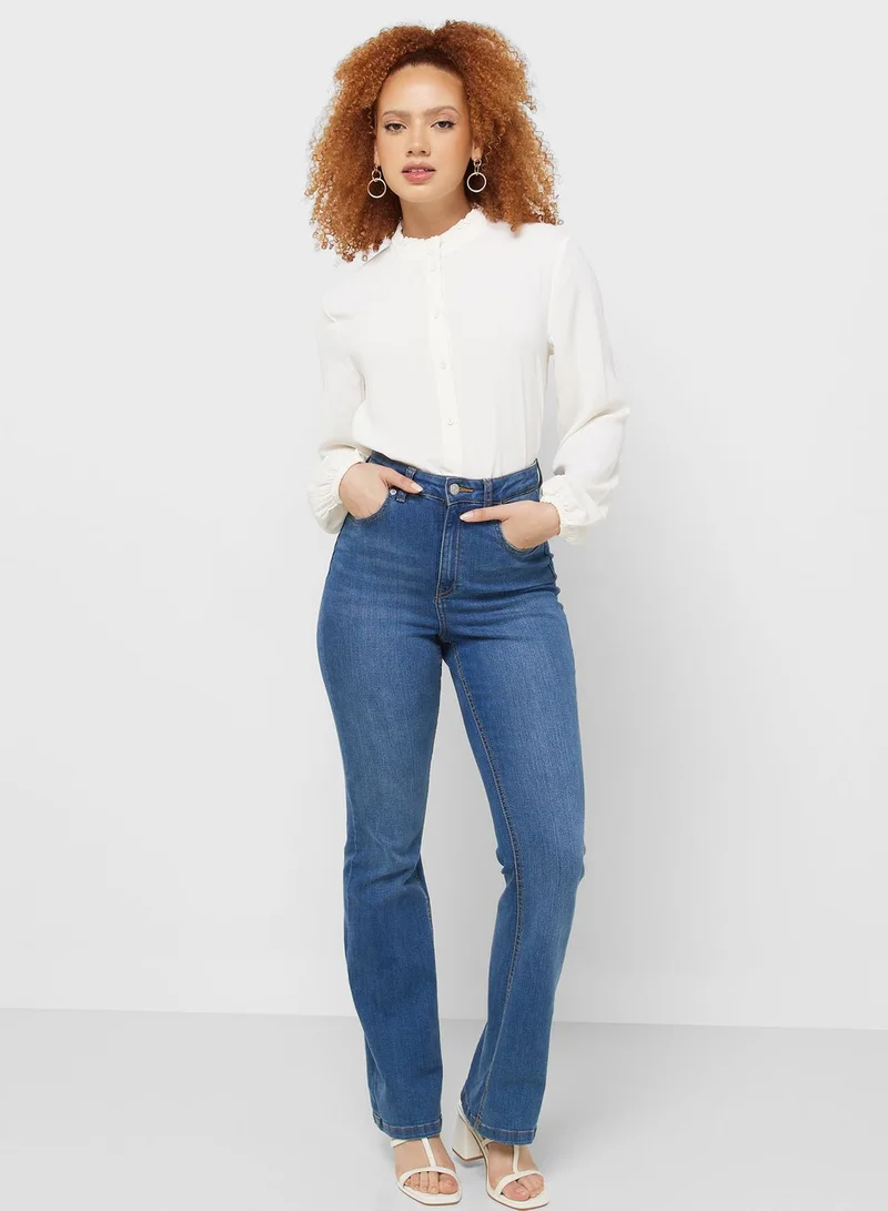 Jacqueline de Yong Button Down Shirt