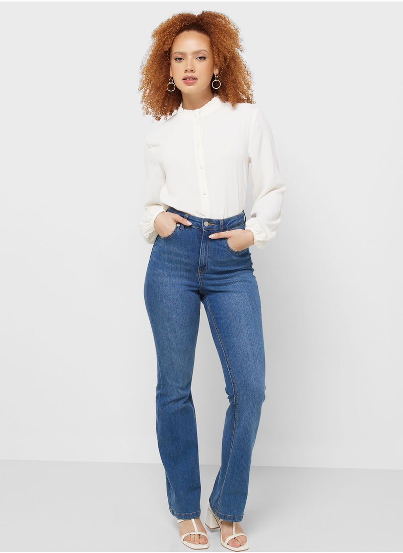 Jacqueline de Yong Button Down Shirt  - Image 4