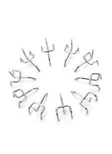 Teclican Pegboard Hook Organizer Kit 2 Inch Hanging Hooks Set for Garage Organization Great for Wall Hanging and Shelving Tool Storage Craft Organizing 10  - Image 1