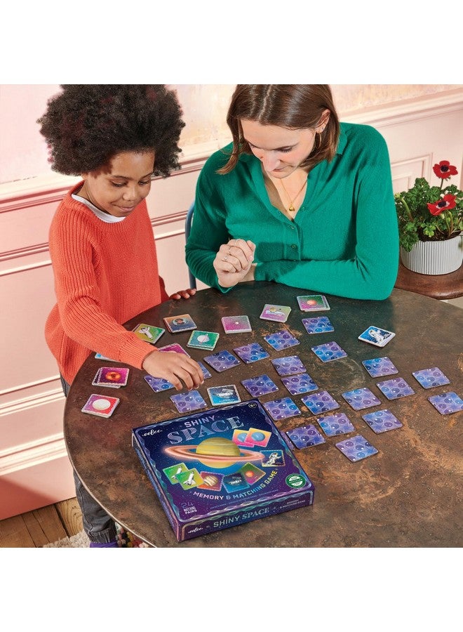 eeBoo: Shiny Space Memory & Matching Game - 24 Pairs to Match & Memorize, Colorful Tiles, Encourages Recognition, Concentration Skills, Kids Ages 5+ - Image 4