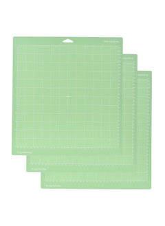 FLYHSO 3PCS 12 * 12 Inch Replacement Cutting Mat Adhesive Non-Slip Gridded Cutting Mats Compatible with Silhouette Cameo Cricut Cutting Machine Explore Plotter Machine  - Image 1