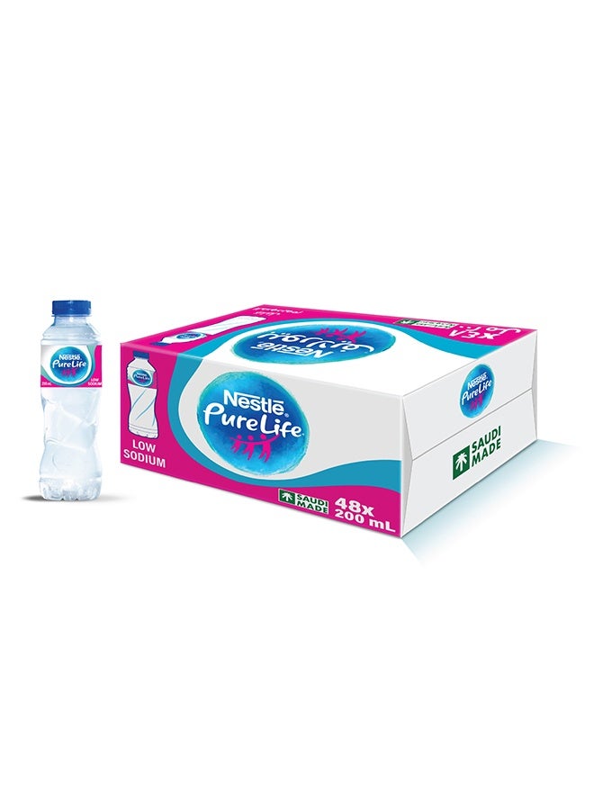 Nestle Waters زجاجة نستله بيور لايف 0.200 × 48 لتر - Image 1