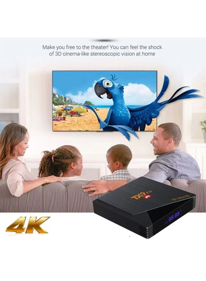 Dual System Android Smart TV Box & Game Box 9,000+ with 3D Games Console 4K Media Player YouTube 2.4G