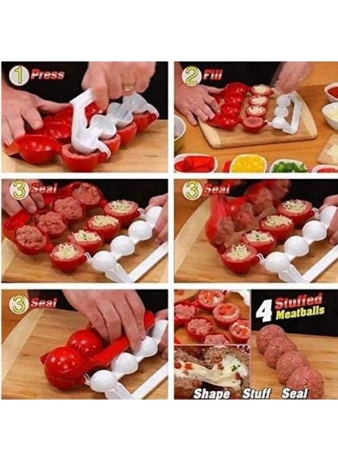Newbie Meat balls Fish Balls Kitchen Homemade Stuffed Meatballs Maker Home Cooking Tools P2668  - Image 3