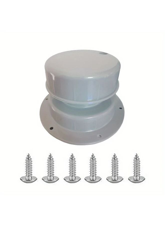 Gray RV Roof Sewer Vent Cover Cap Kit For 1 to 2 3 8 Inch Pipe Replacement - Image 1