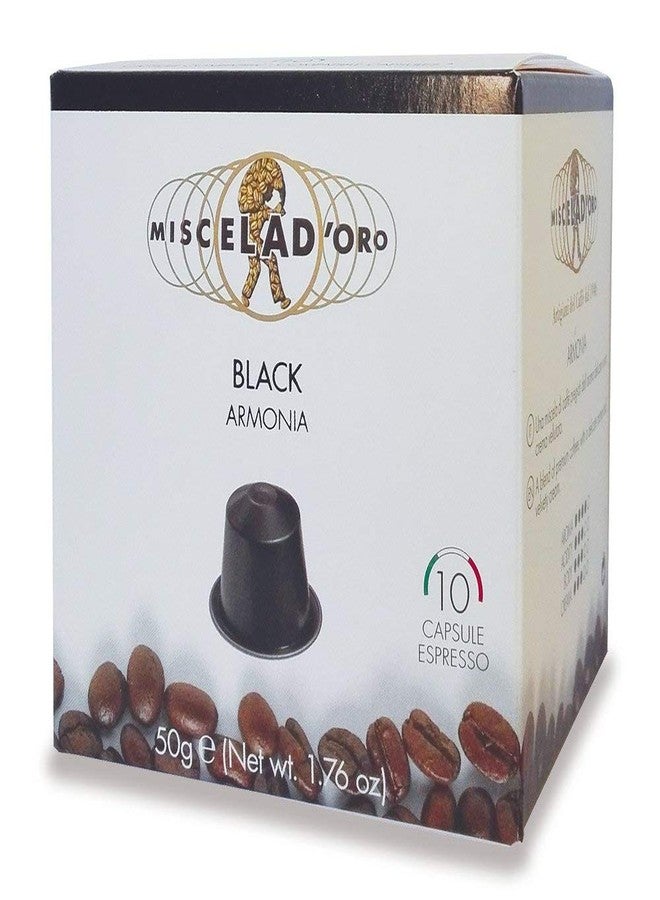Miscela d'Oro Cremoso Espresso Capsules, Compatible with Original Line Machines - 10 x 10 ct Boxes (Full Case) - Image 1