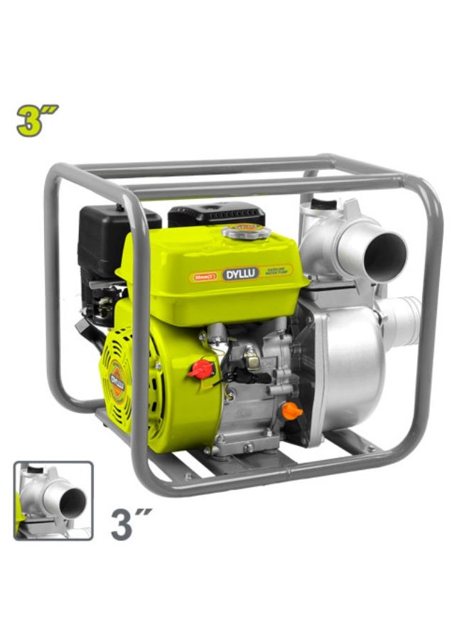 DYLLU 3 Inch Gasoline Water Pump 7.0HP 1000L/min Ultra High Flow Irrigation & Construction Pump