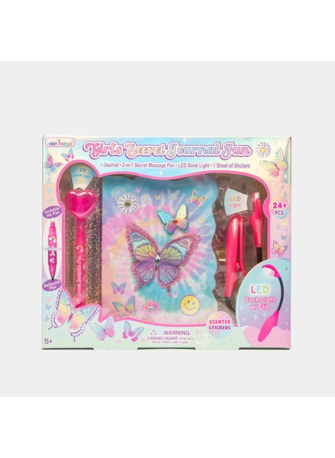 Hot Focus Tie Dye Butterfly Girl's Secret Journal Fun - Image 2