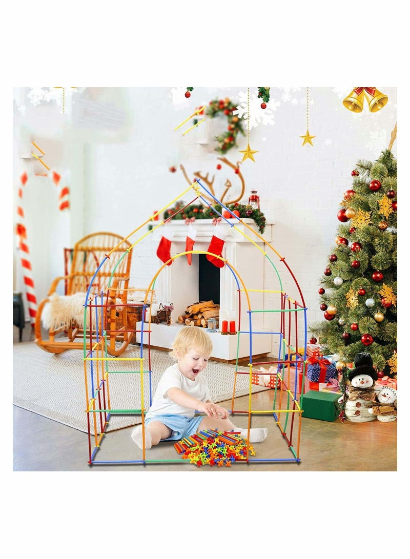 Loquat Construction Toys 600 Pieces Of Straw  - Image 4