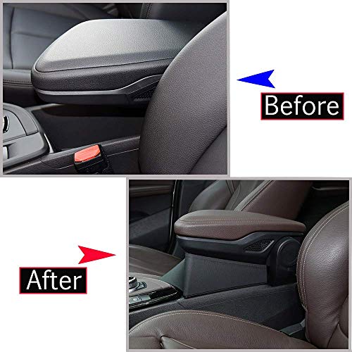 YIWANG Car Center Armrest Storage Box Container Tray for X1 F48 2016-2019, for X2 F47 2018 2019 Left Hand Drive (Black) - Image 2