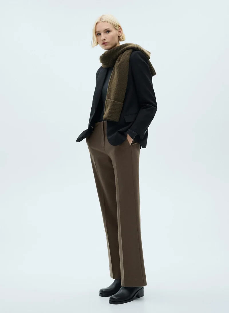 MANGO Chloe High Waist Casual Trousers
