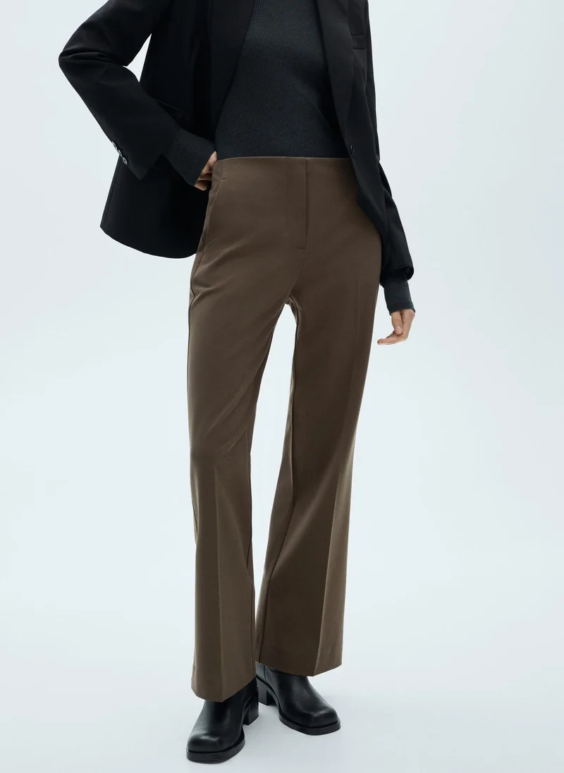 MANGO Chloe High Waist Casual Trousers