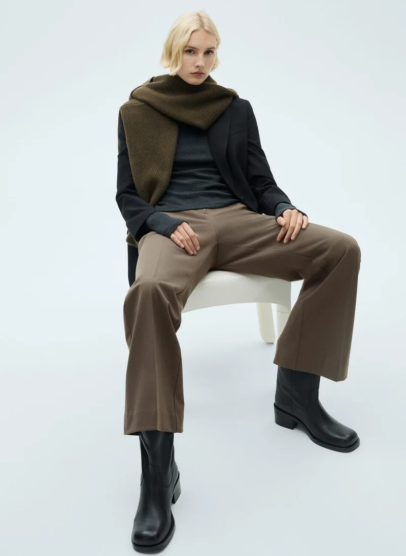 MANGO Chloe High Waist Casual Trousers