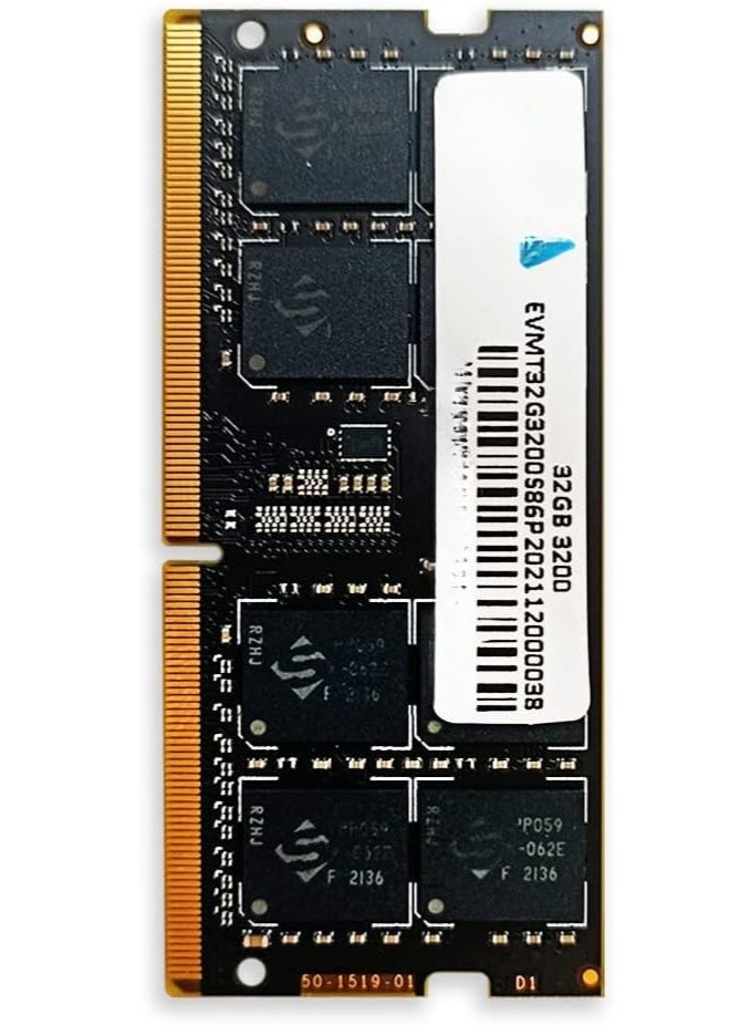 32GB DDR4 Laptop RAM – 3200MHz So-DIMM Memory Module for High-Speed Performance & Multitasking - Image 1