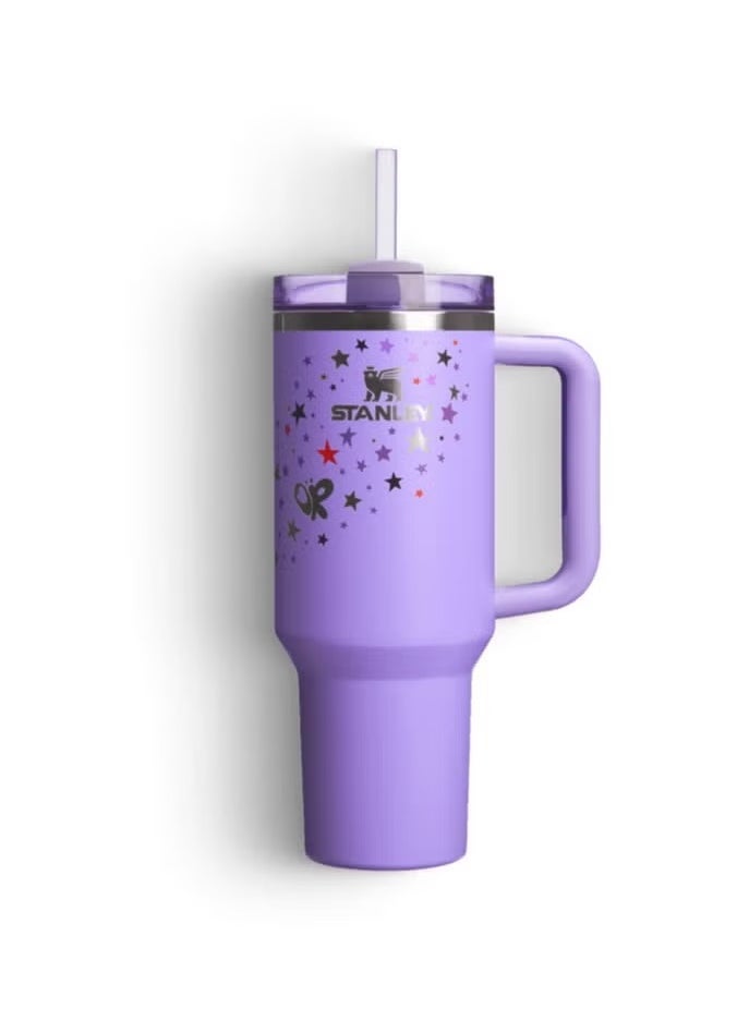 Stanley - Olivia Rodrigo x Stanley 40oz Tour Edition Tumbler – Limited Edition Artist Collaboration with FlowState Leakproof Lid, Reusable Straw & Handle – Vacuum-Insulated Stainless Steel Travel Mug Keeps Drinks Hot or Cold – Stylish Collector’s Hydration Cup for Coffee, Tea, Smoothies, Water & More - Image 1