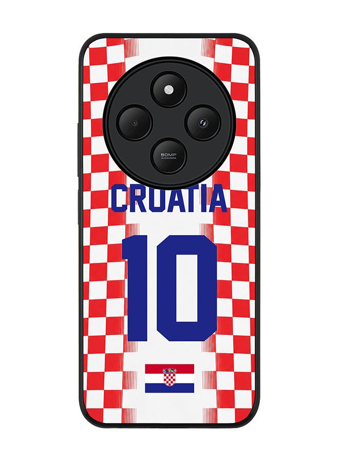 Stylizedd For Xiaomi Poco C75 Case,Slim fit Camera Protection, Shockproof Thin Phone cover  - Football Team Croatia World Cup 2026 - Image 1