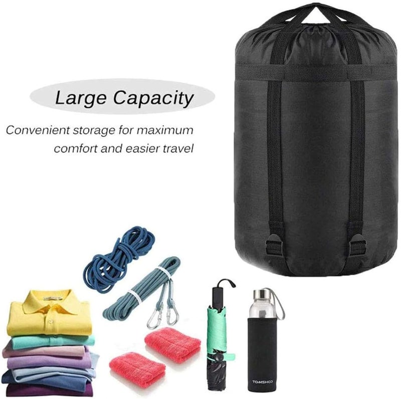 MOOCY Compression Stuff Sack, 12L/24L/45L Sleeping Bag Cover Sack Sleeping Bags Storage Stuff Sack Organizer - Great Sleeping Bags Clothes Camping Hiking Backpacking - Image 4