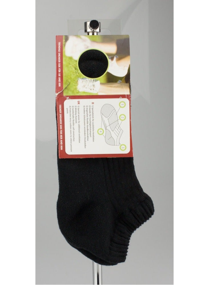 Premium Sneaker Sox Black Size 39-41 - Image 1