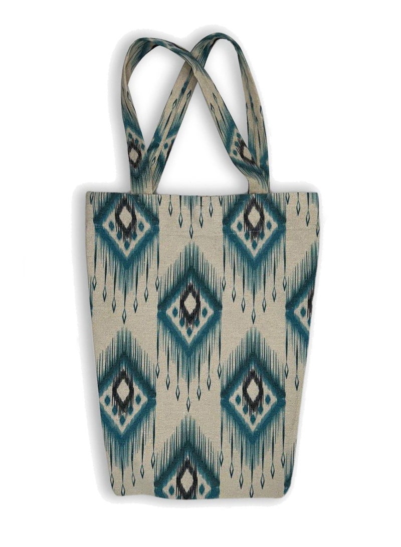 Gharibo Bags casual printed linen tote bag T230005A - Image 1