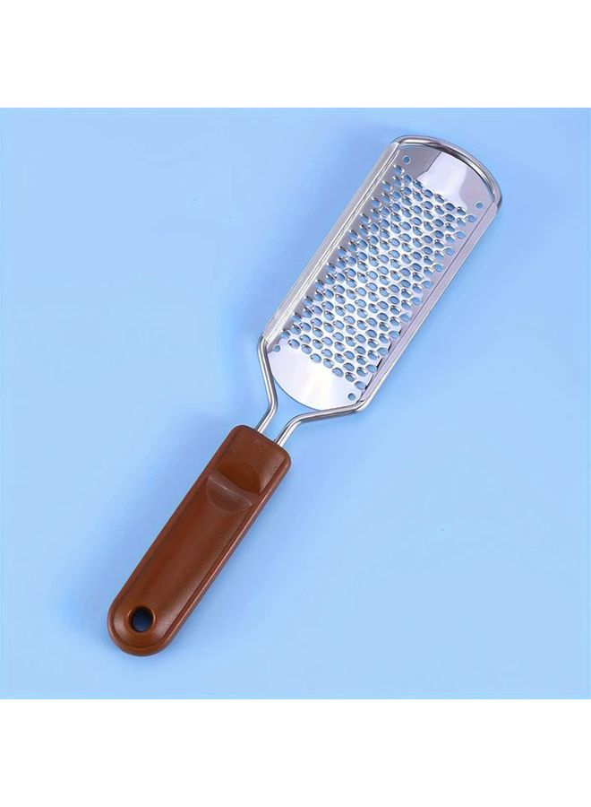 Black 304 Stainless Steel Foot File with PP Handle for Smooth Feet - Image 4